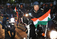 bike rally held to honour armed forces express solidarity